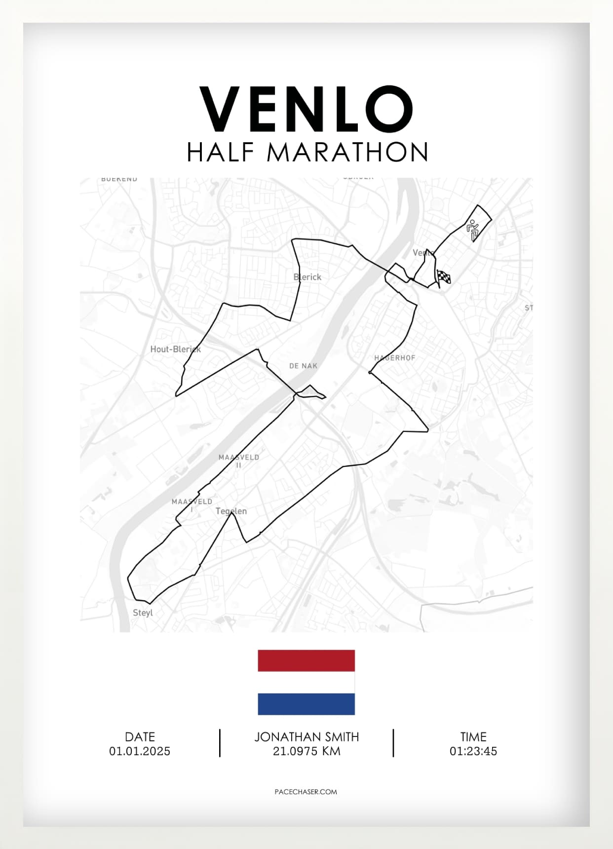Halbmarathon Venlo Poster