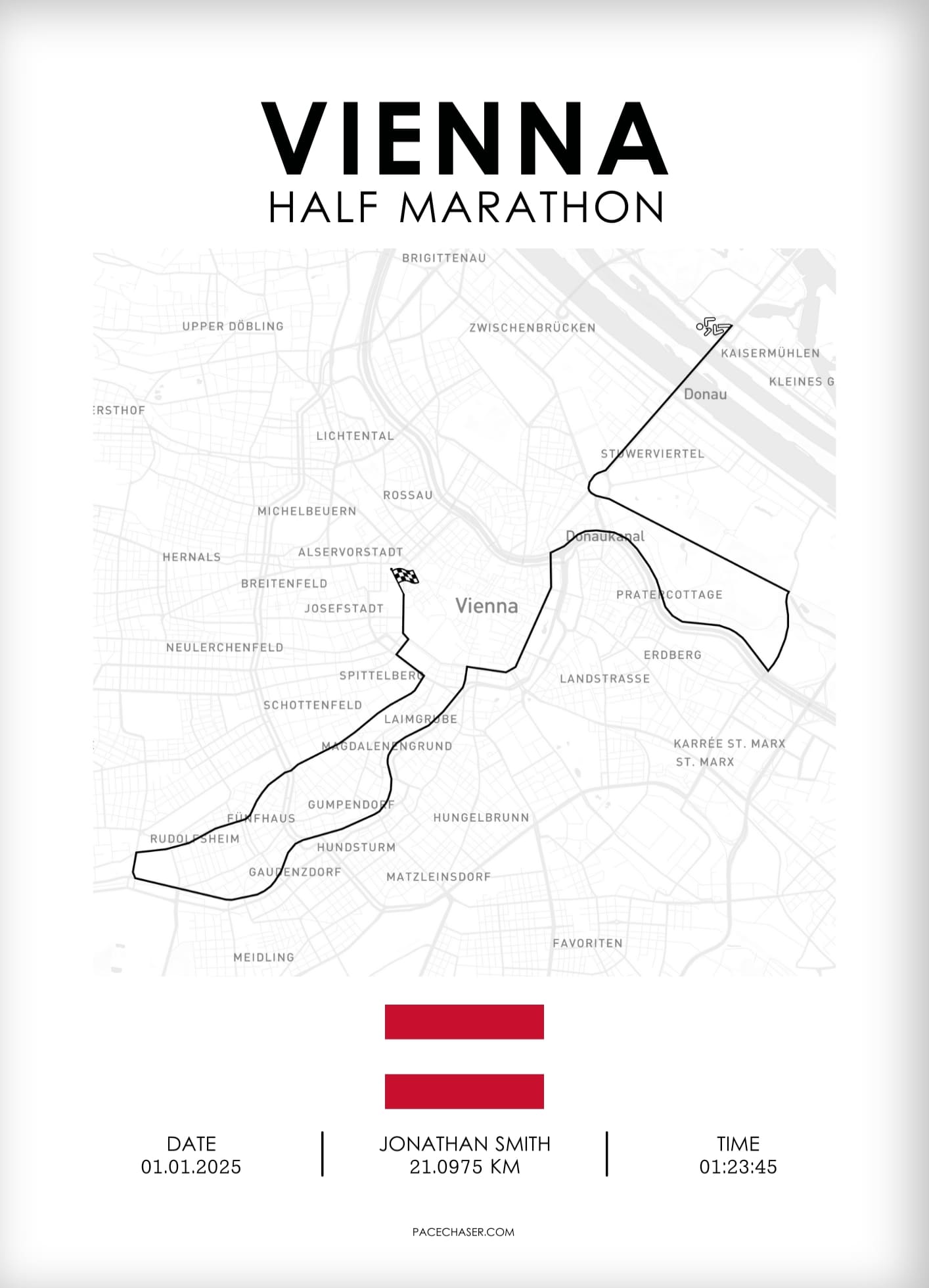 Halbmarathon Wien Poster