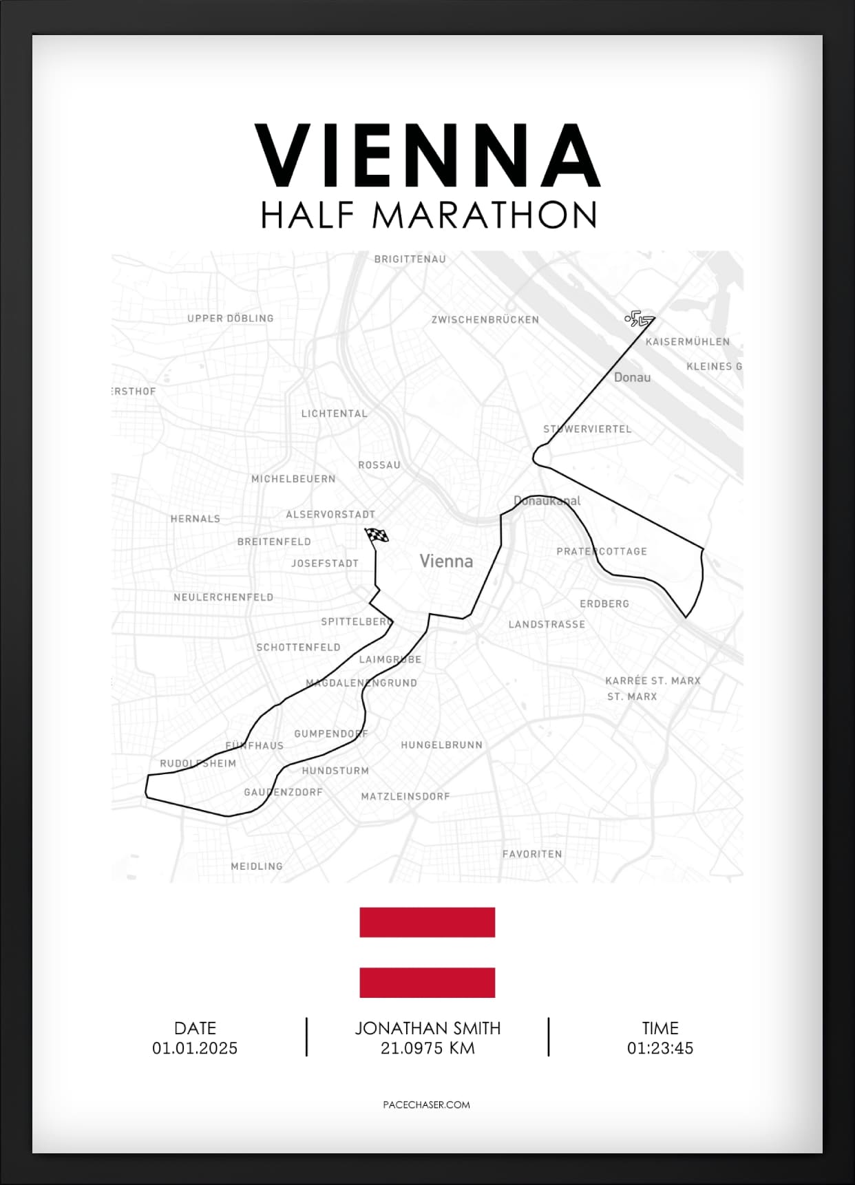 Halbmarathon Wien Poster