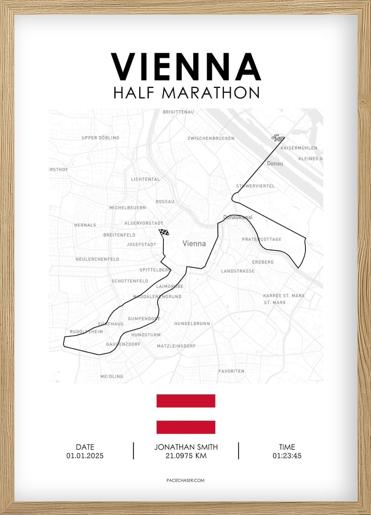 Halbmarathon Wien Poster