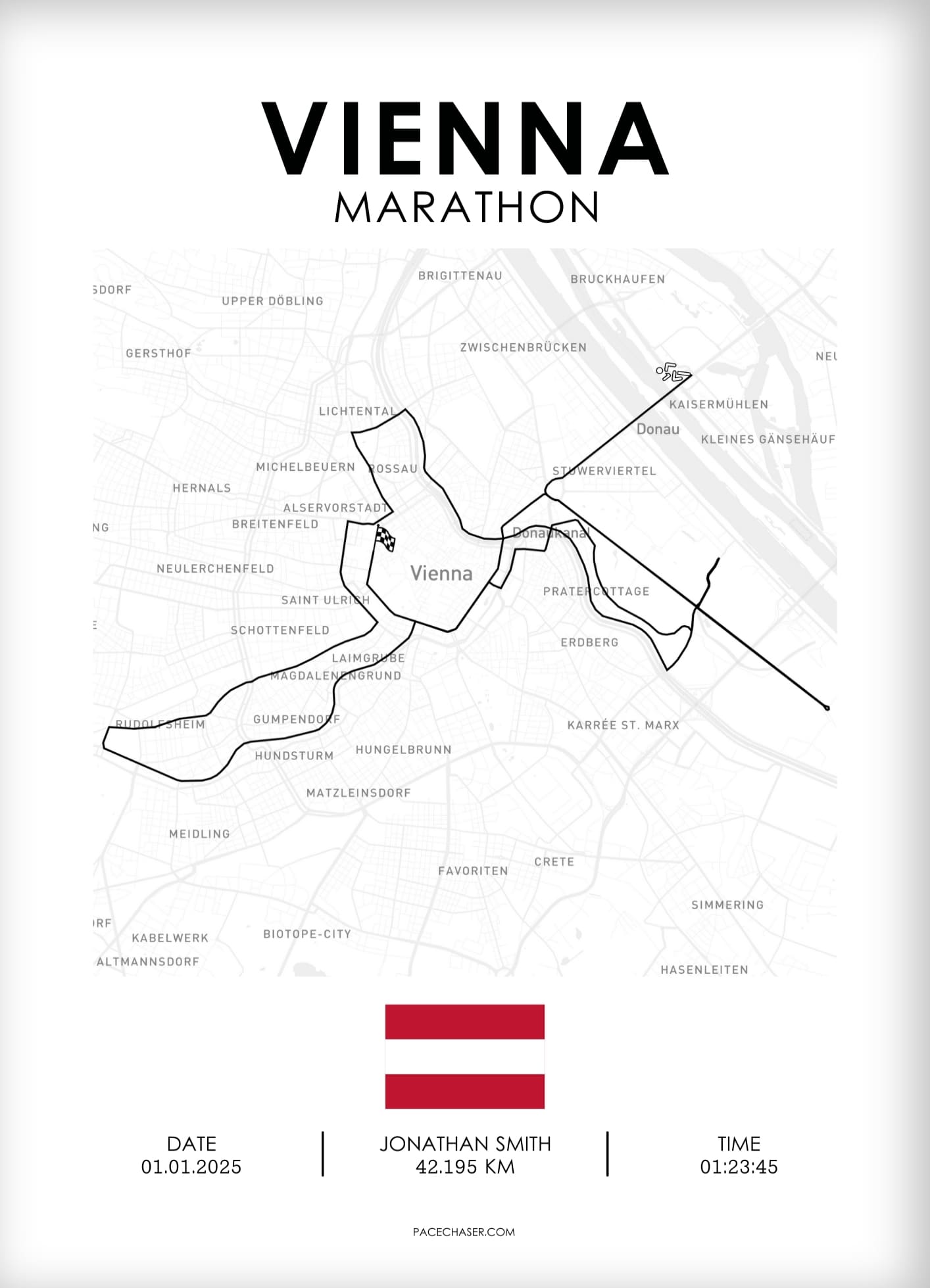 Marathon Wien Poster