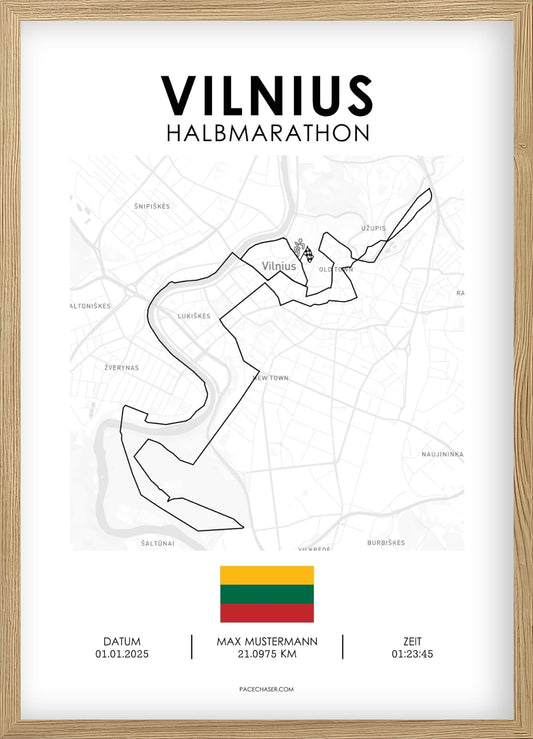 Halbmarathon Vilnius Poster