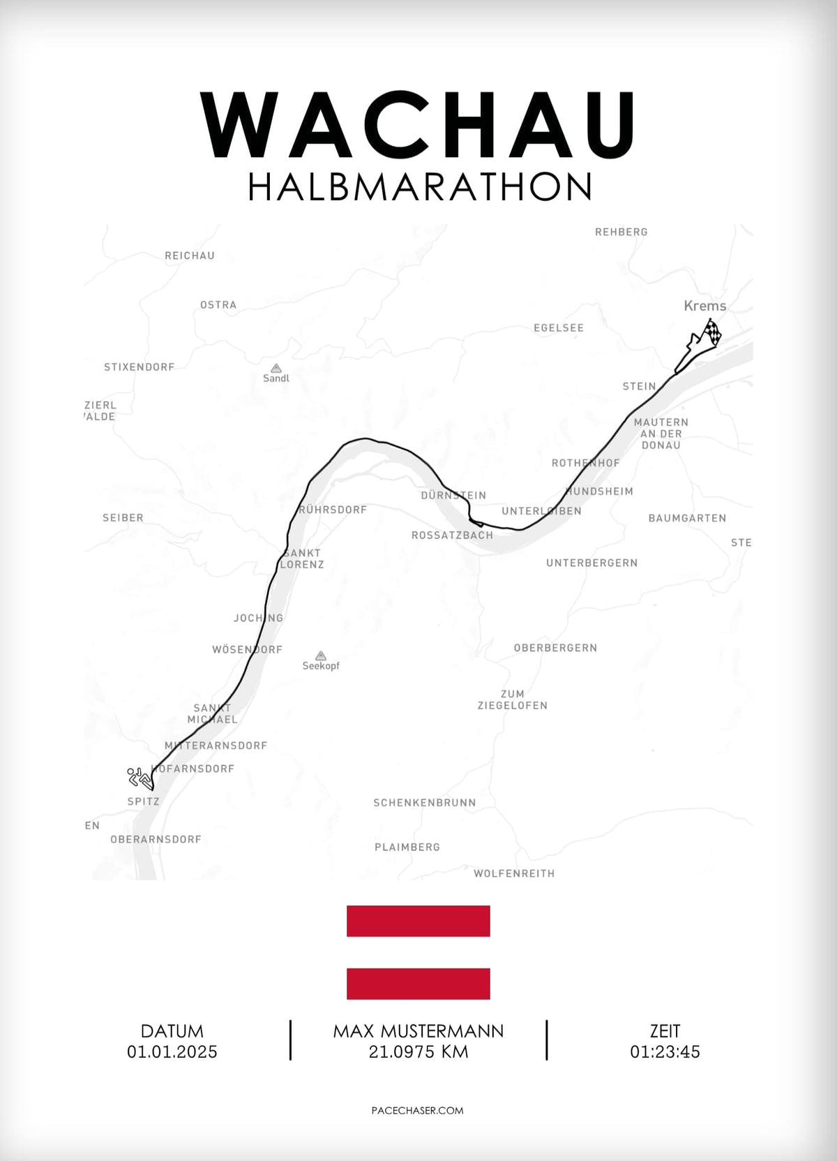 Halbmarathon Wachau Poster