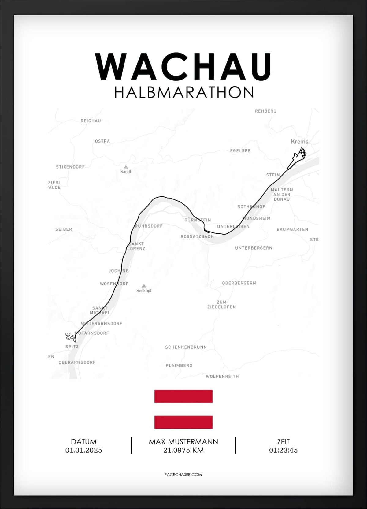 Halbmarathon Wachau Poster