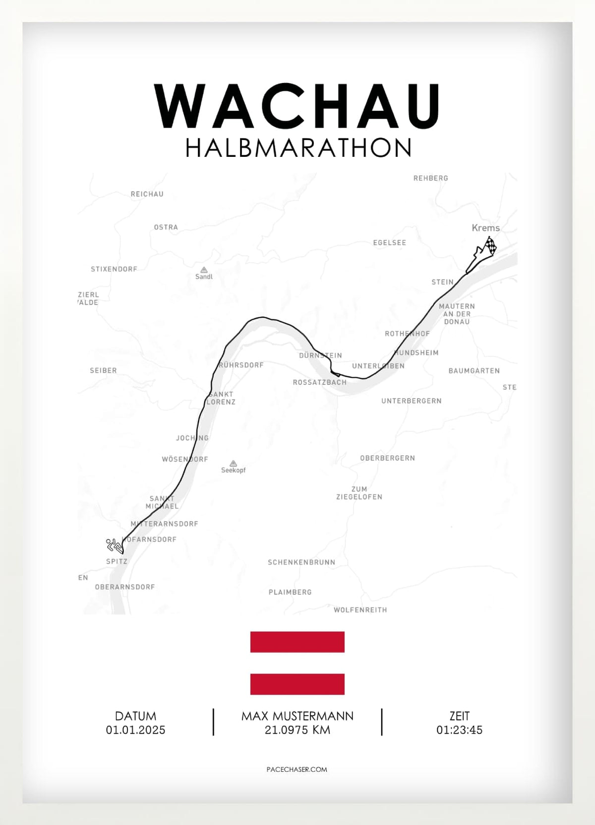 Halbmarathon Wachau Poster