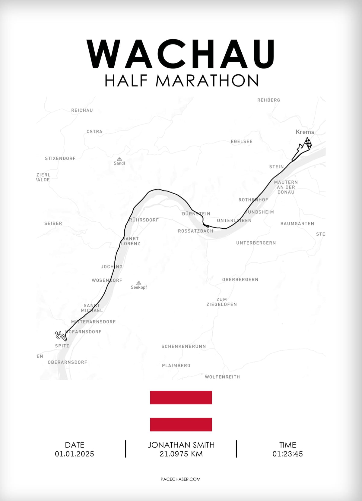 Halbmarathon Wachau Poster