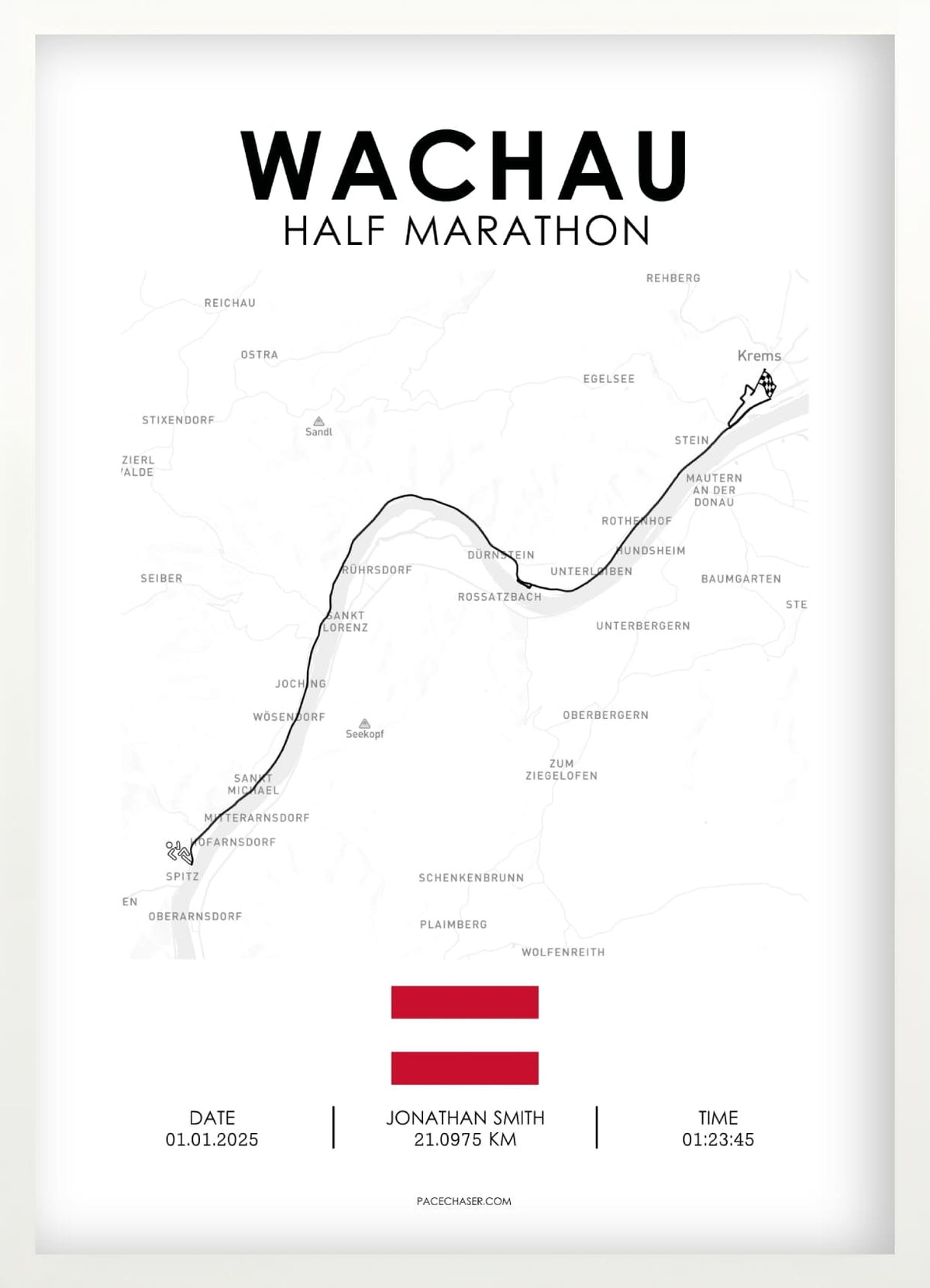 Halbmarathon Wachau Poster