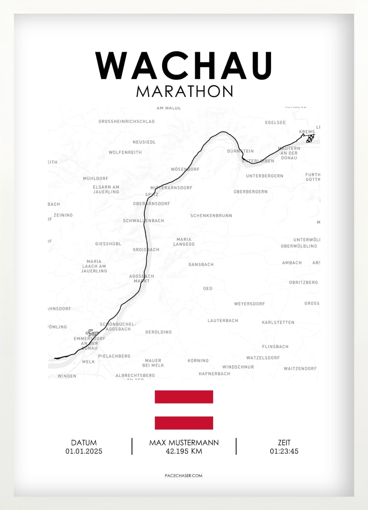 Marathon Wachau Poster