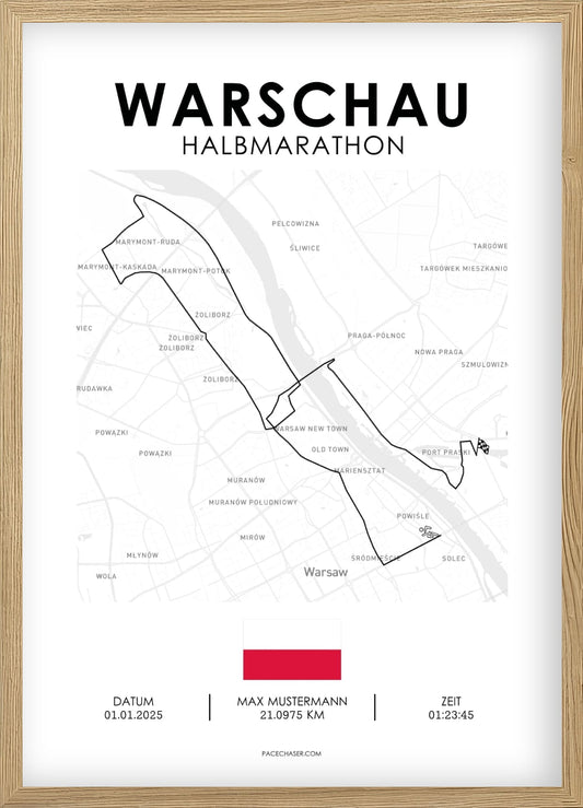 Warsaw Half Marathon Poster (from 2026)