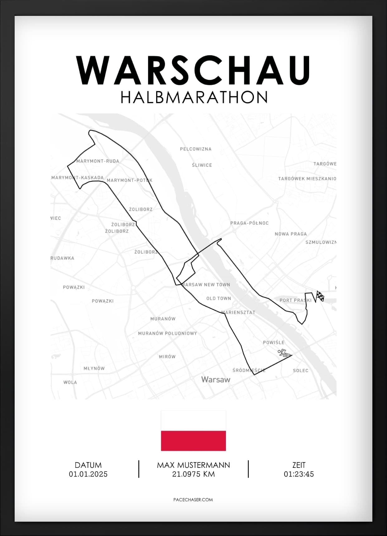 Warsaw Half Marathon Poster