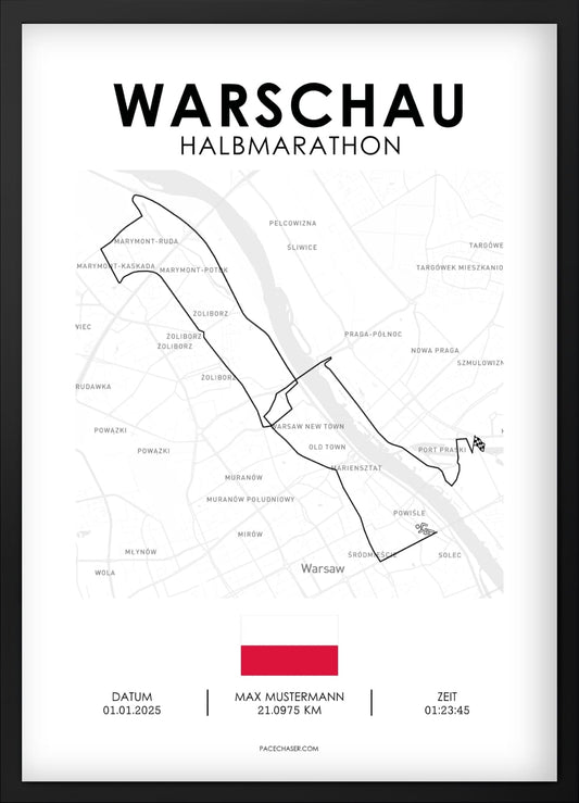 Warsaw Half Marathon Poster (from 2026)