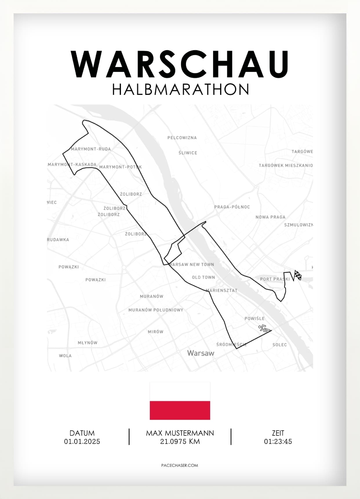 Warsaw Half Marathon Poster