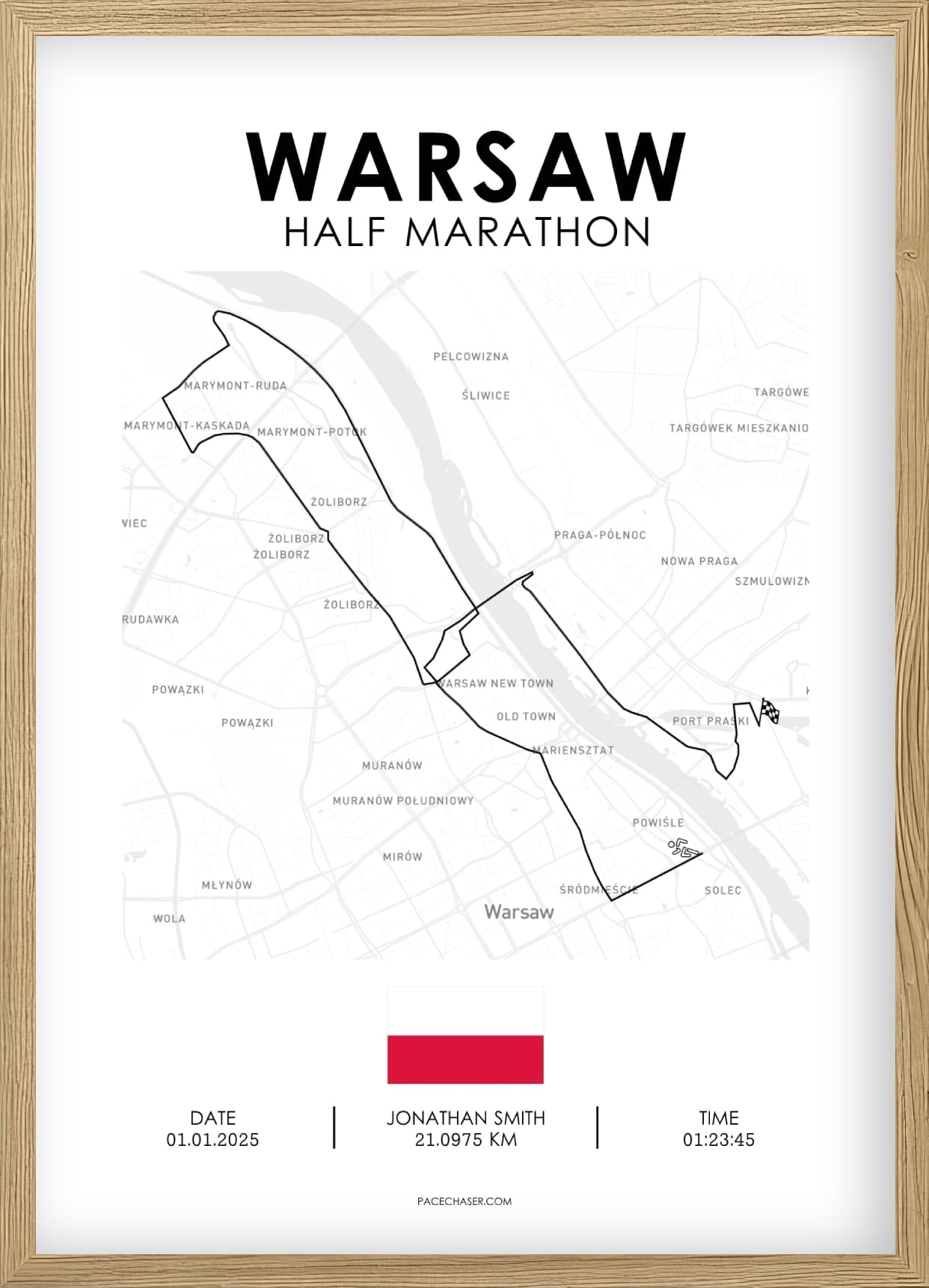 Warsaw Half Marathon Poster