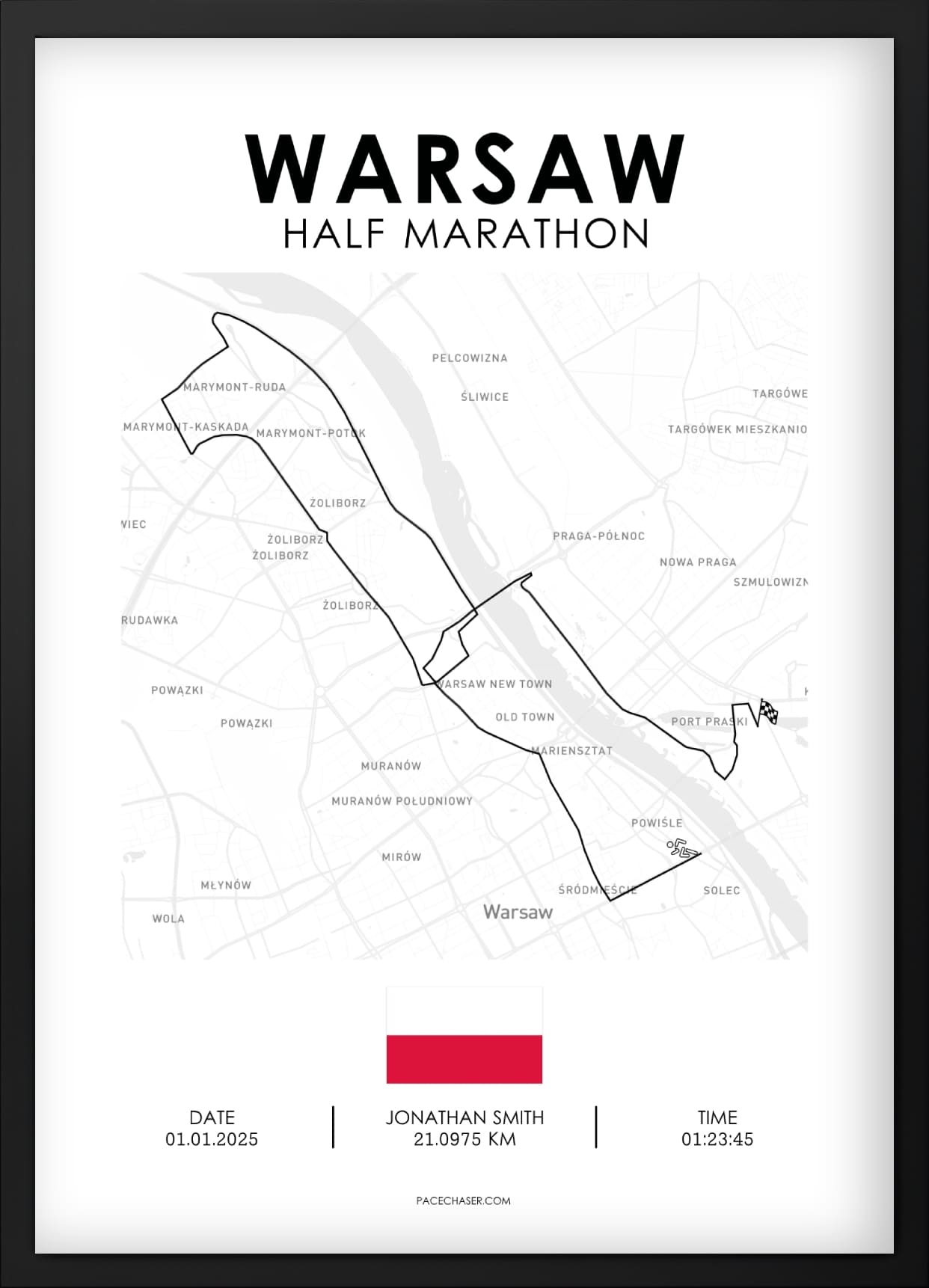 Warsaw Half Marathon Poster