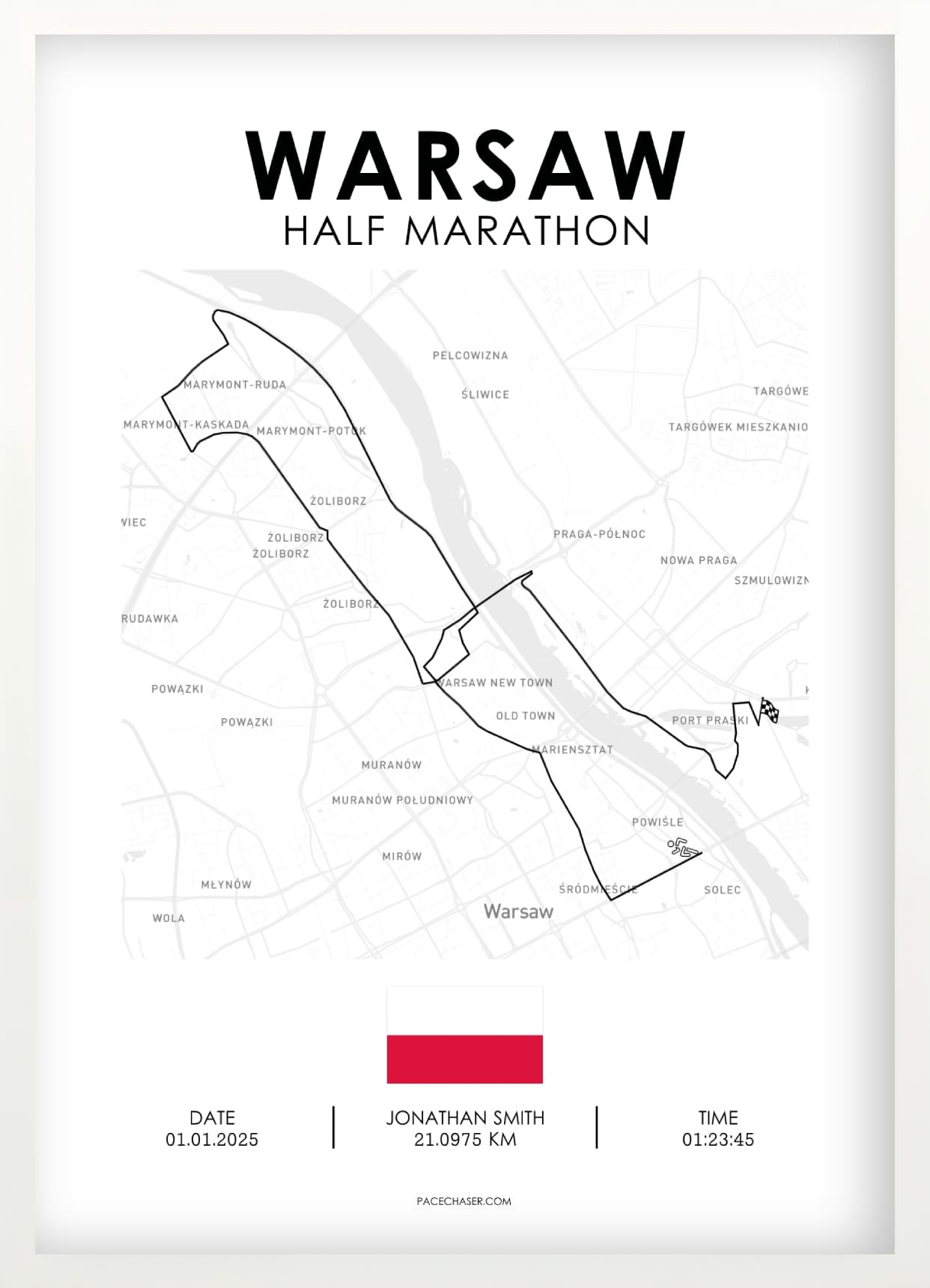 Warsaw Half Marathon Poster