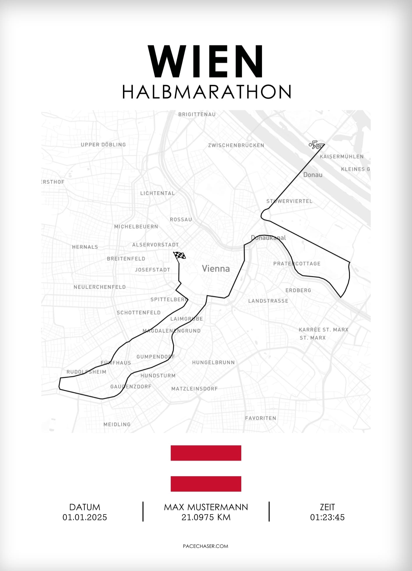 Halbmarathon Wien Poster