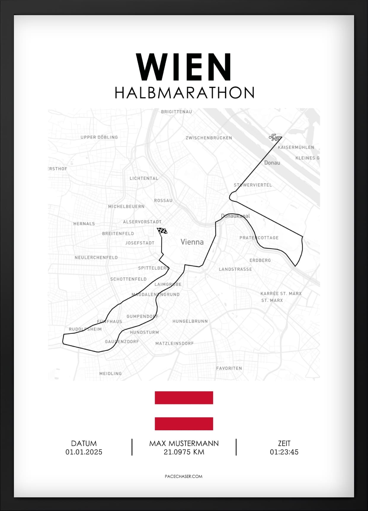 Halbmarathon Wien Poster