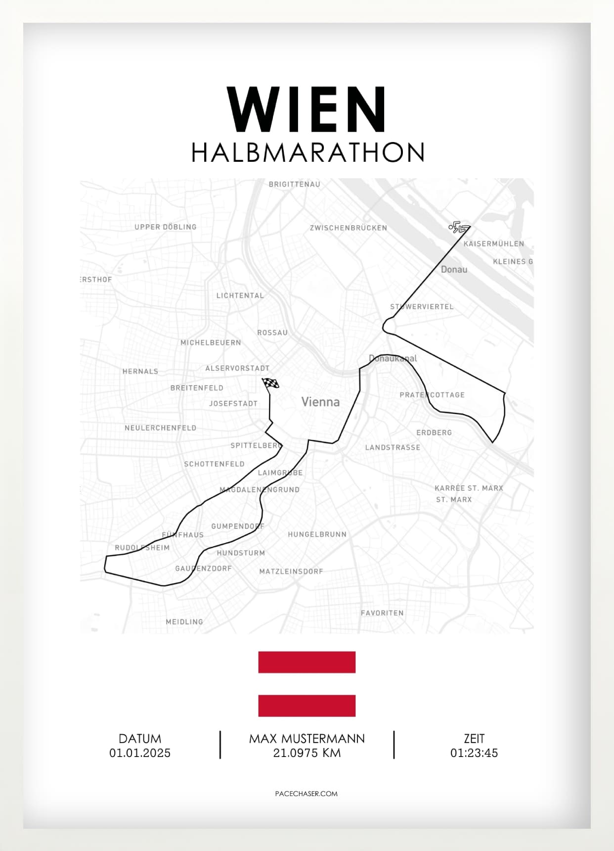 Halbmarathon Wien Poster