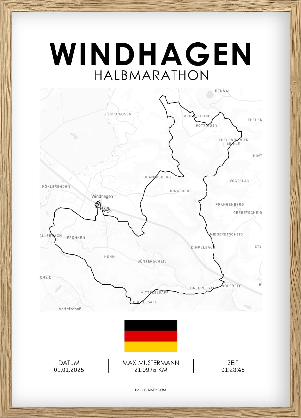 Windhagen Half Marathon Poster