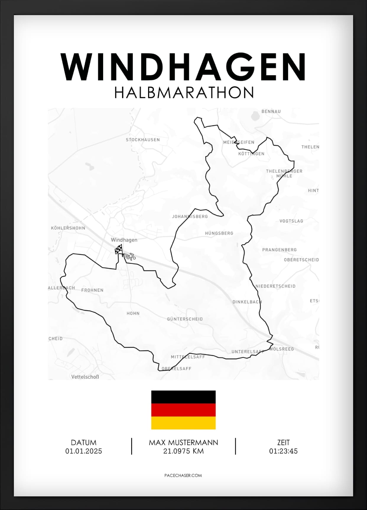 Windhagen Half Marathon Poster