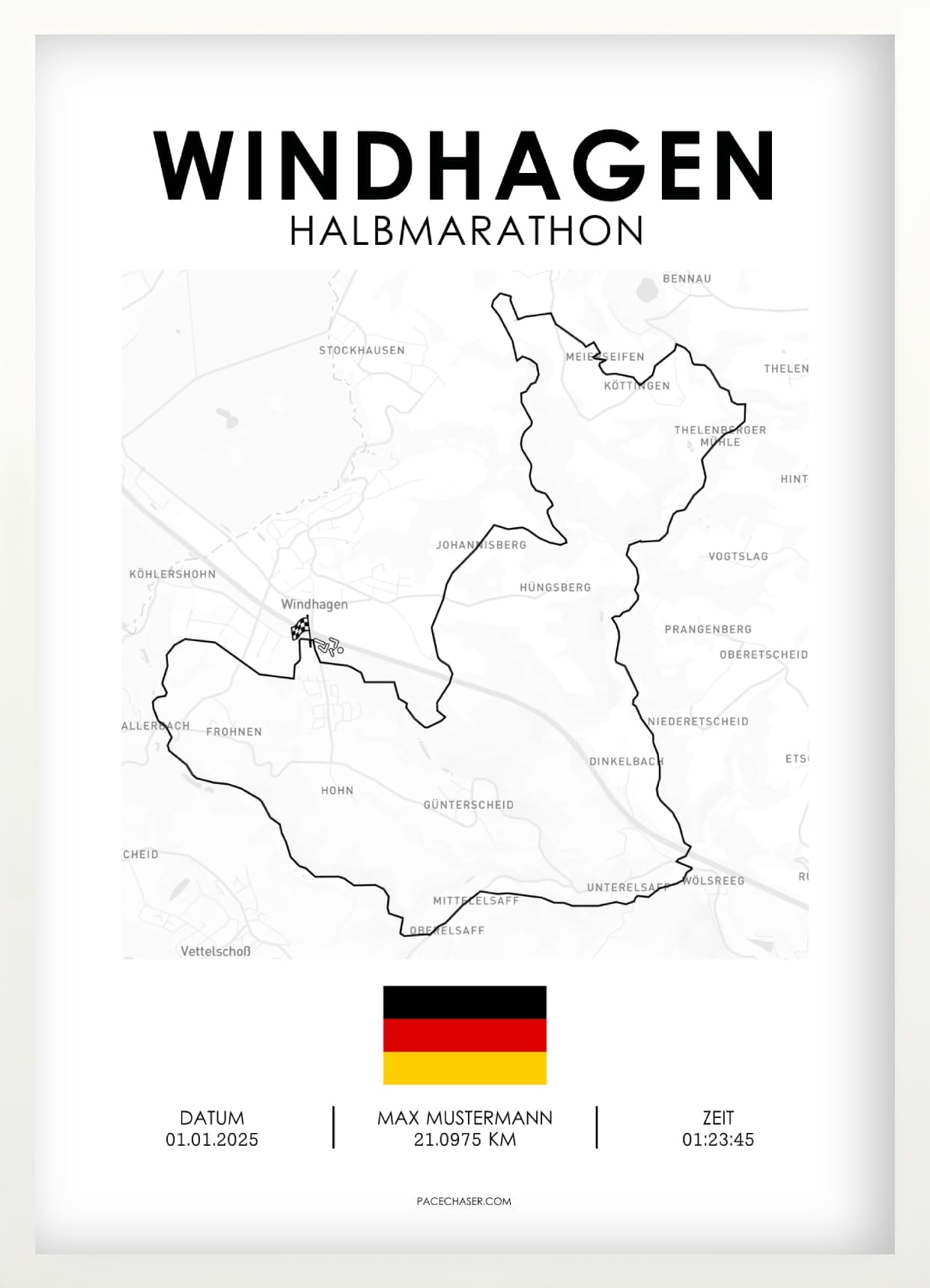 Windhagen Half Marathon Poster
