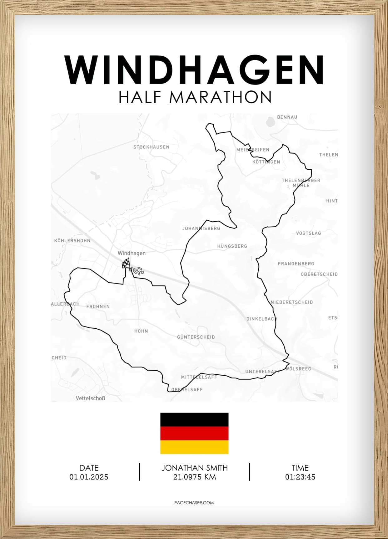 Windhagen Half Marathon Poster