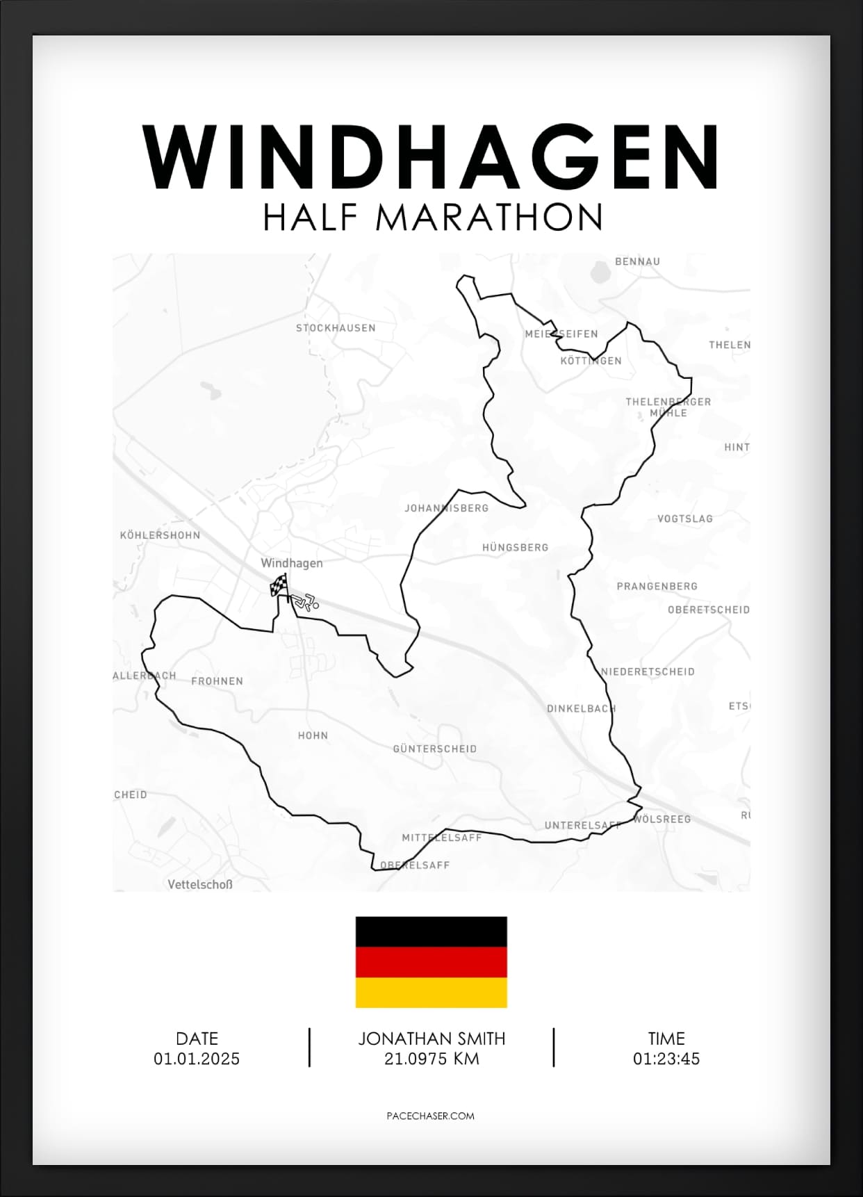 Windhagen Half Marathon Poster
