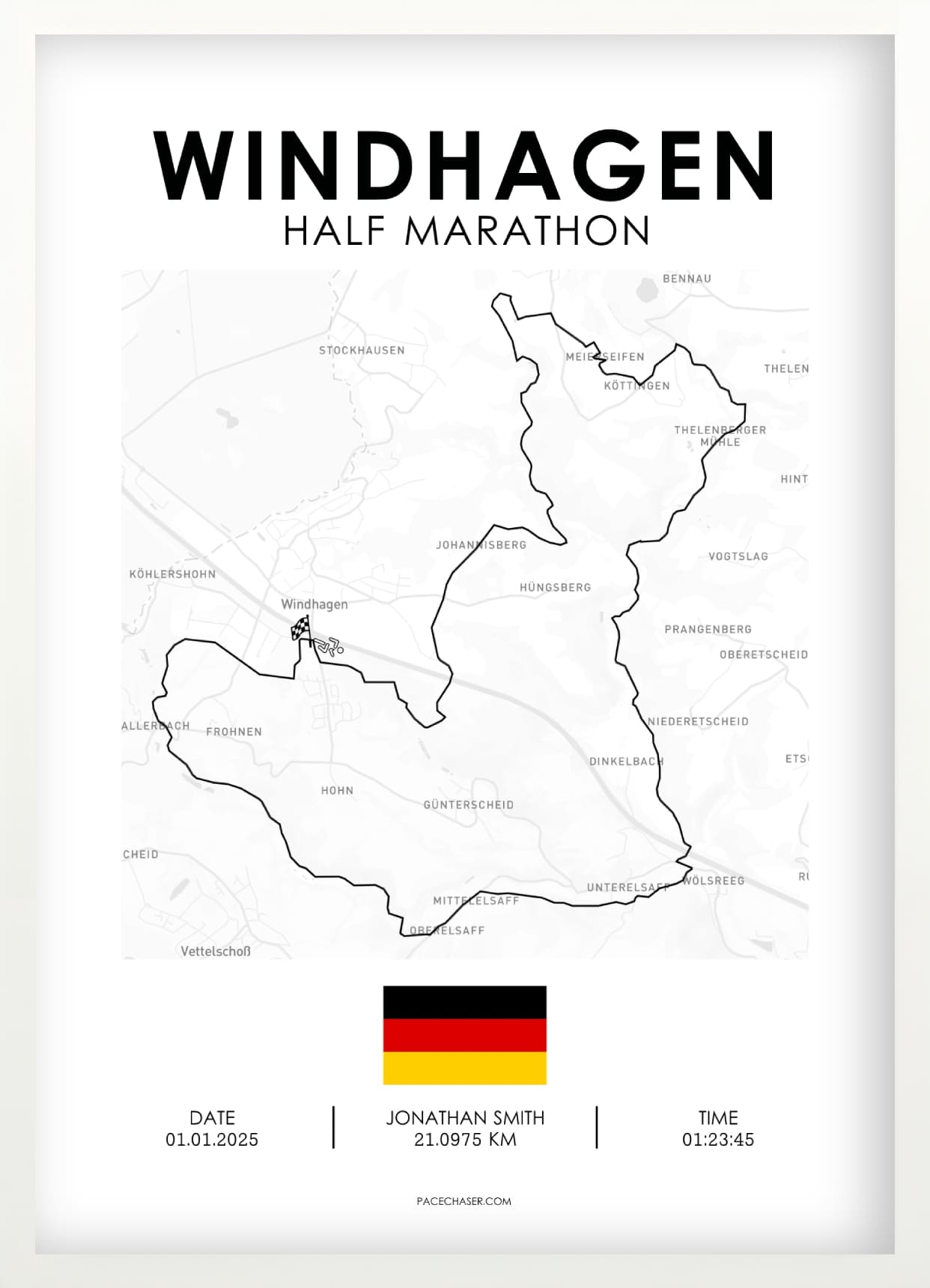 Windhagen Half Marathon Poster
