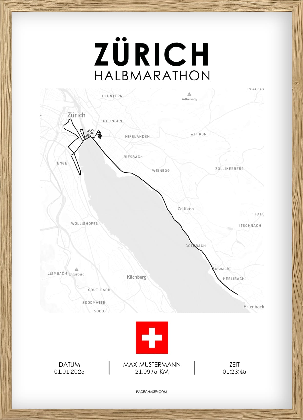 Zurich Half Marathon Poster (from 2026)