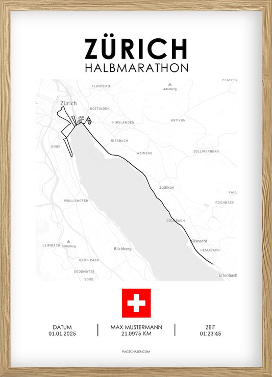 Zurich Half Marathon Poster (from 2026)