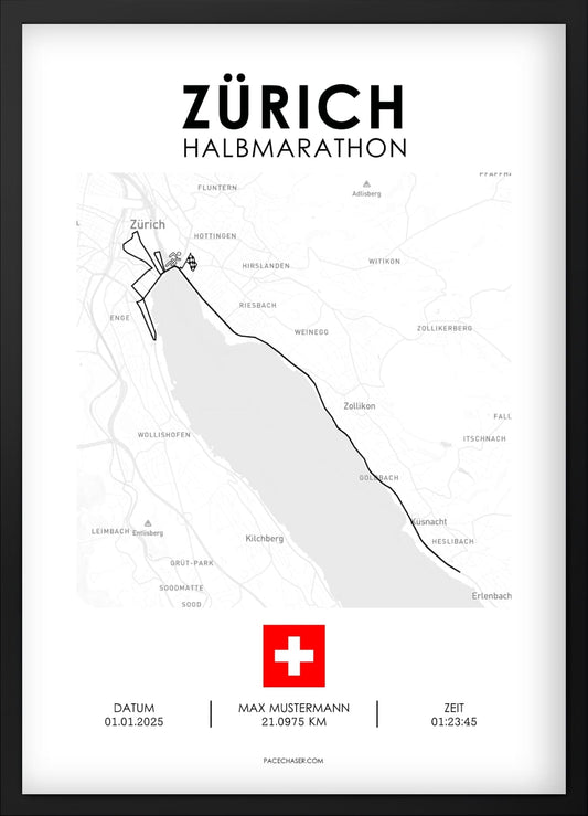Zurich Half Marathon Poster (from 2026)