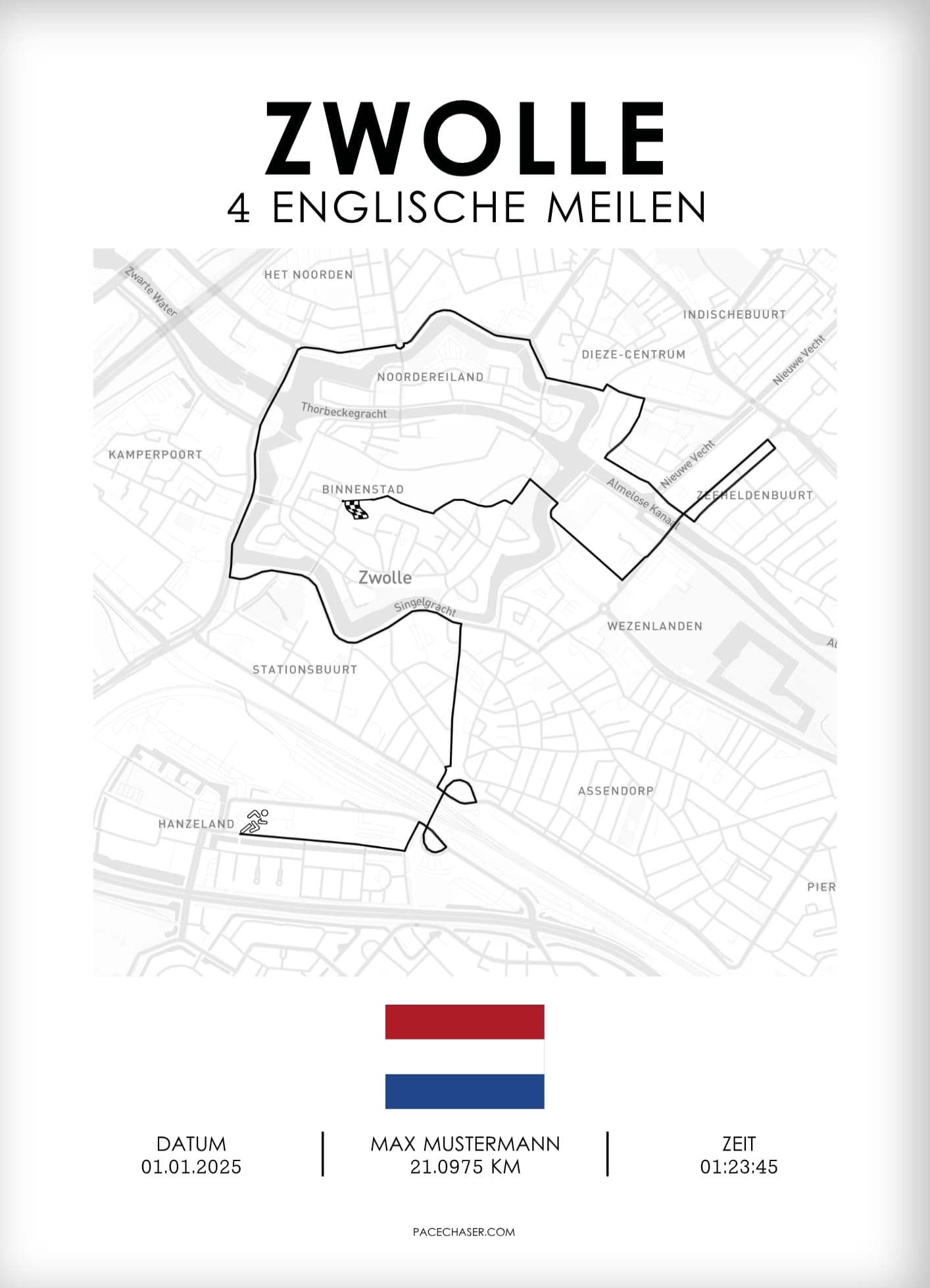 Zwolle Running Poster