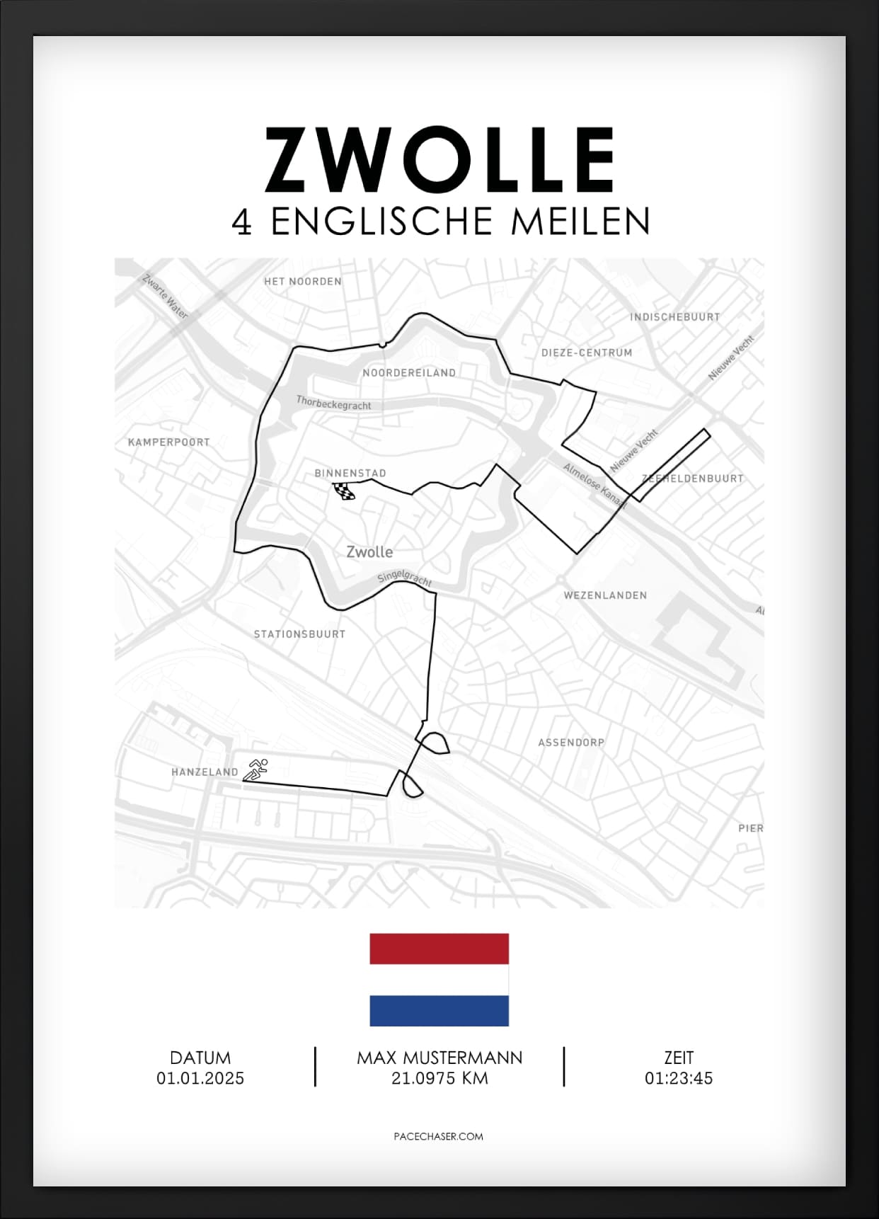 Zwolle Running Poster