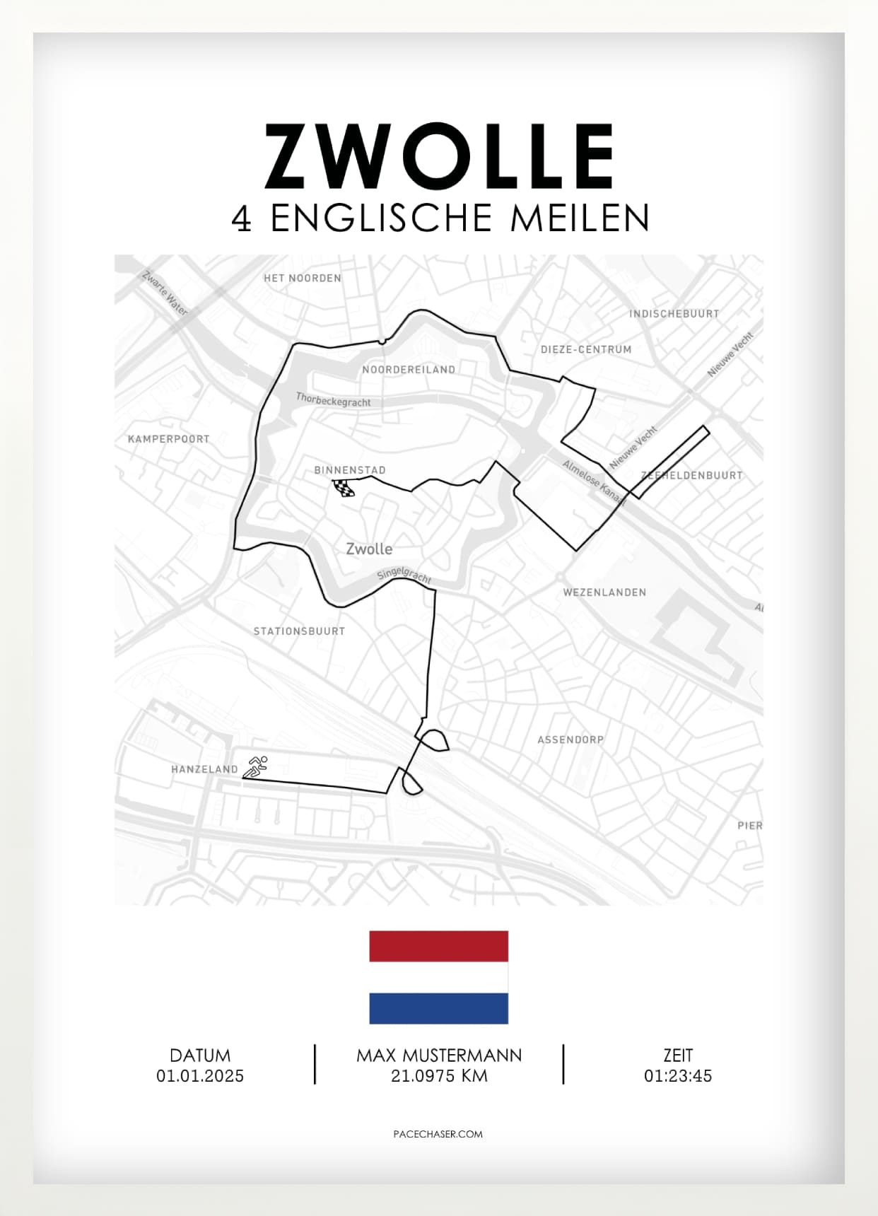 Zwolle Running Poster