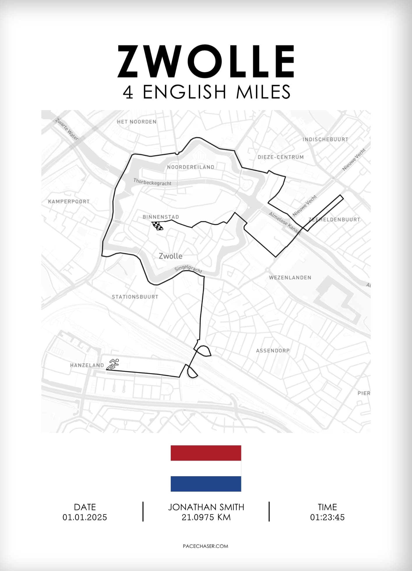 Zwolle Running Poster