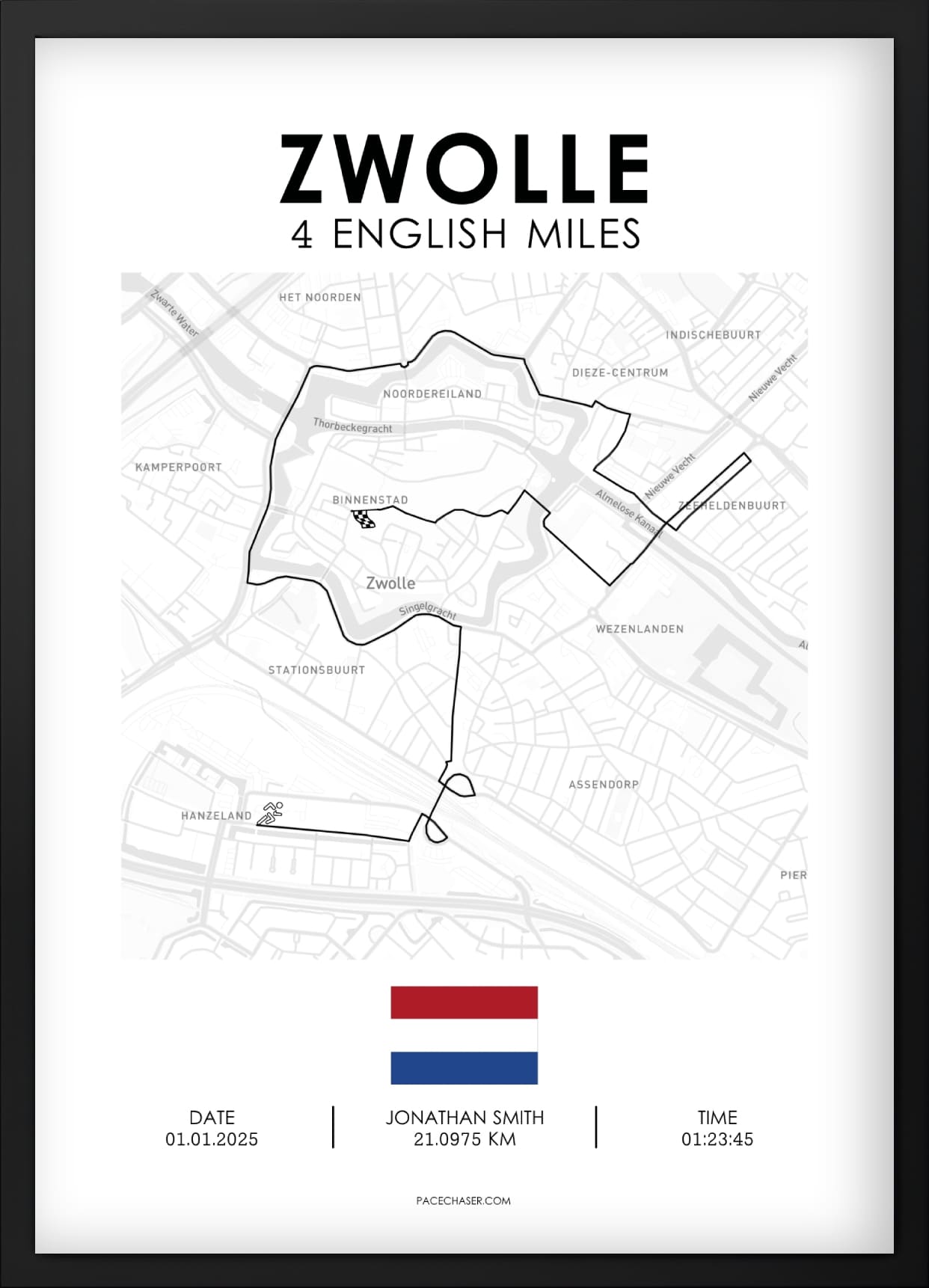 Zwolle Running Poster