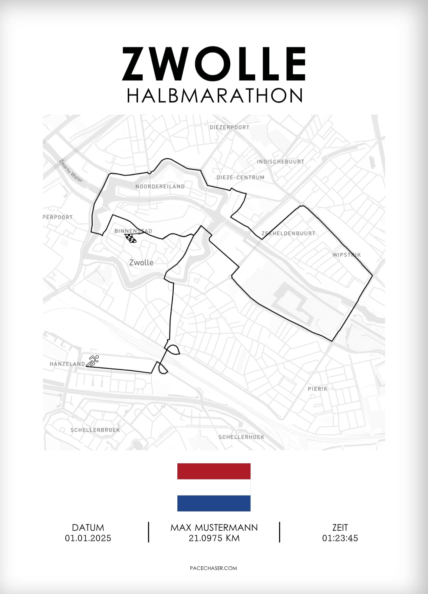 Zwolle Running Poster