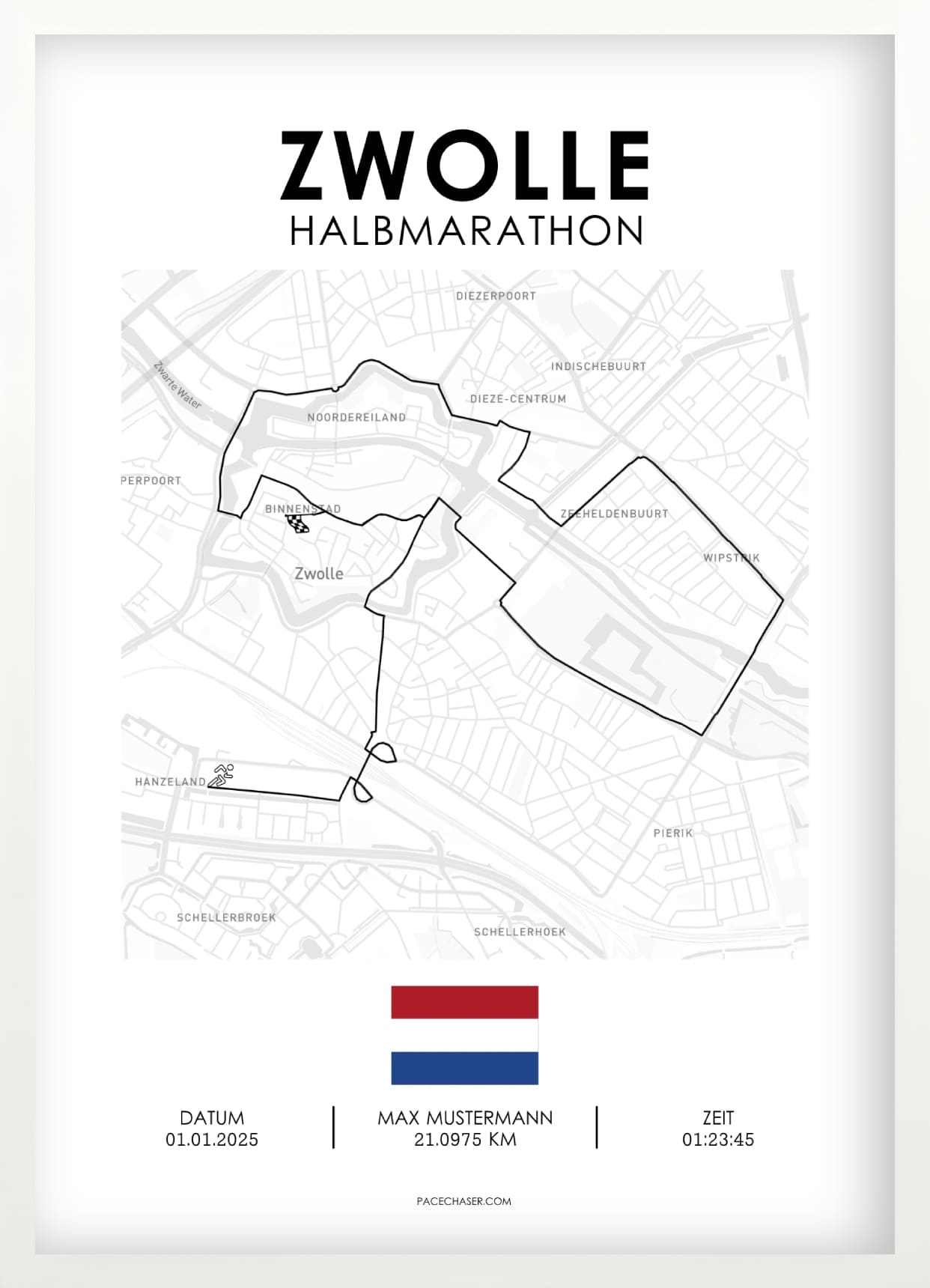 Zwolle Running Poster