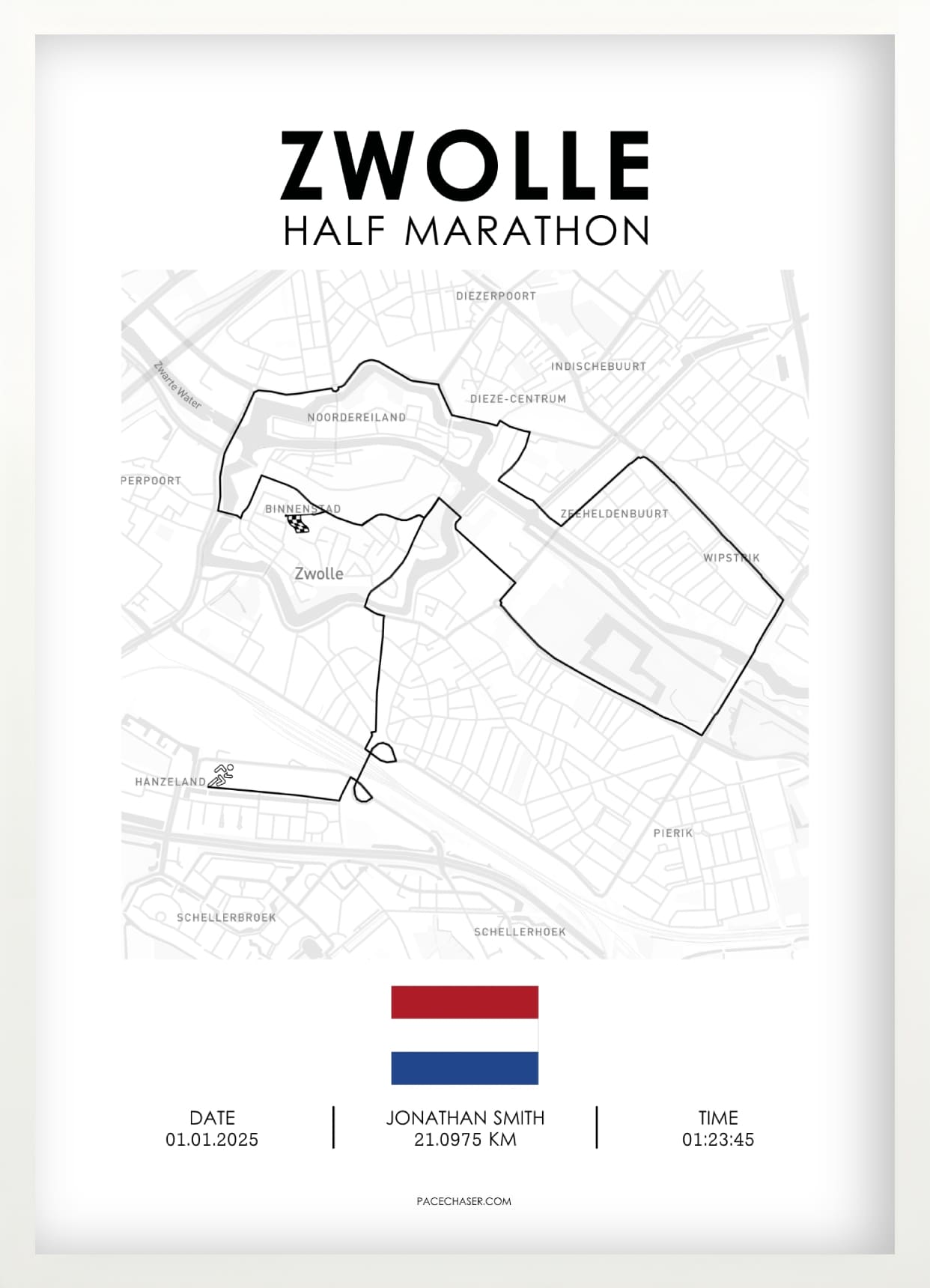 Zwolle Running Poster