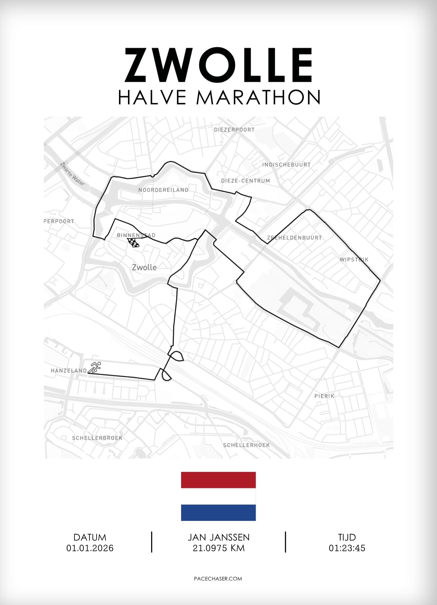 Zwolle Running Poster
