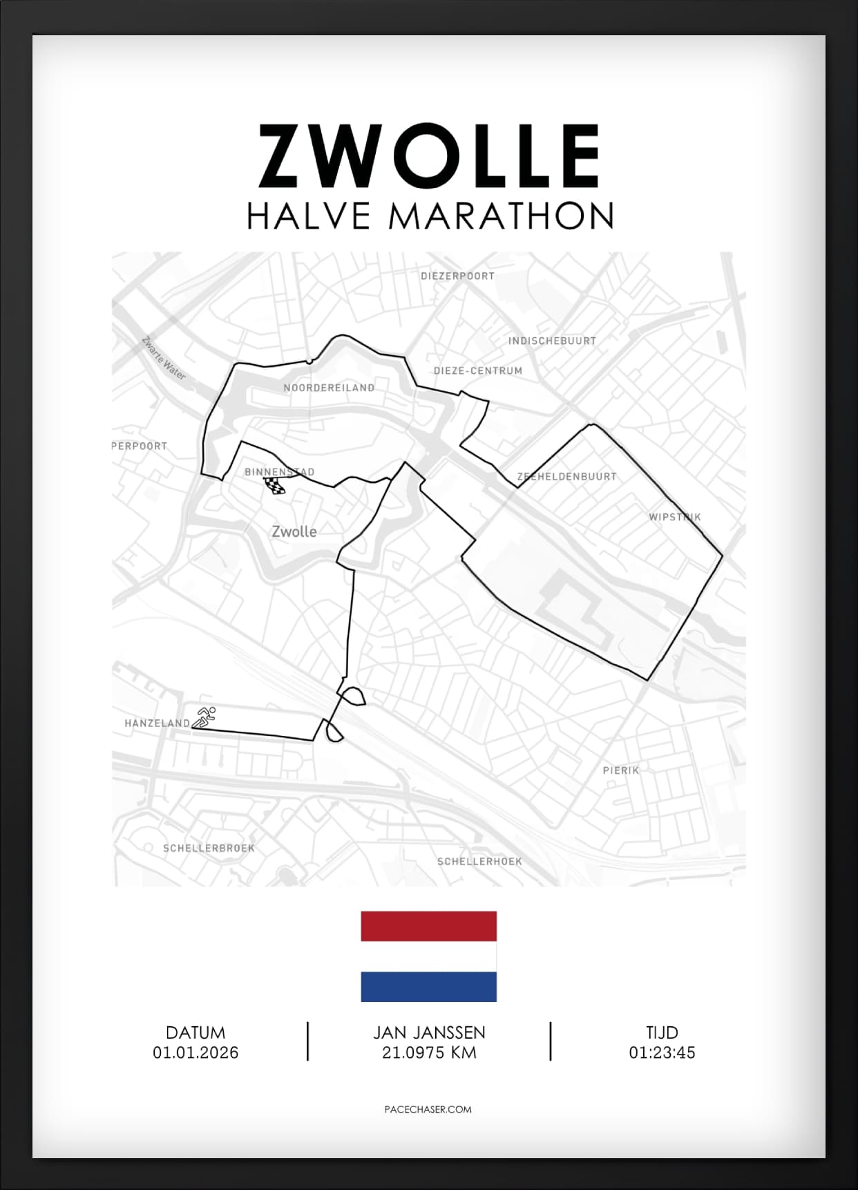 Zwolle Running Poster